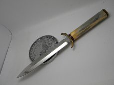 Custom Gary Tucker 5134 Bone Fixed Blade Bowie Knife