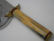 Custom Gary Tucker 5134 Bone Fixed Blade Bowie Knife 