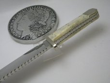 Custom James Patrick "Pat" Crawford #9 Walrus Oosik Fixed Blade English Bowie Knife 1977