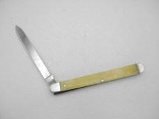 Queen Cutlery #53 Melon Tester – Citrus Fruit Knife:  4 ¾” closed, 1955 - 1957, melon tester