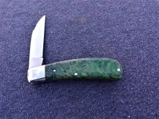 TUNA VALLEY PHOENIX JACK GREEN MAPLE BURL WOOD CM 154 STEEL