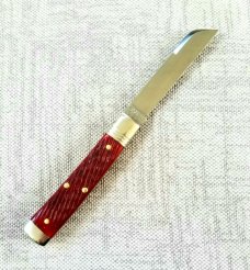 Great Eastern 491121 Jigged Garnet Camel Bone..Northfield...1095..3.25" closed...sheepsfoot..nit