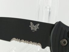 BENCHMADE 5000 Black Mel Pardue Presidio Automatic MINT IN SHEATH