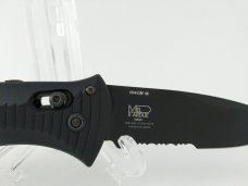 BENCHMADE 5000 Black Mel Pardue Presidio Automatic MINT IN SHEATH