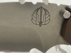 STRIDER/PRO-TECH USA 2401 Brown Drop Point Push Button Automatic MINT NO BOX 