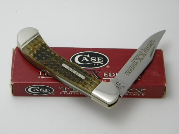 Case XX USA 61100 1996 Green Bone Limited Edition Saddlehorn Knife in Box Case XX USA 61100 1996 Green Bone Limited Edition Saddlehorn Knife in Box