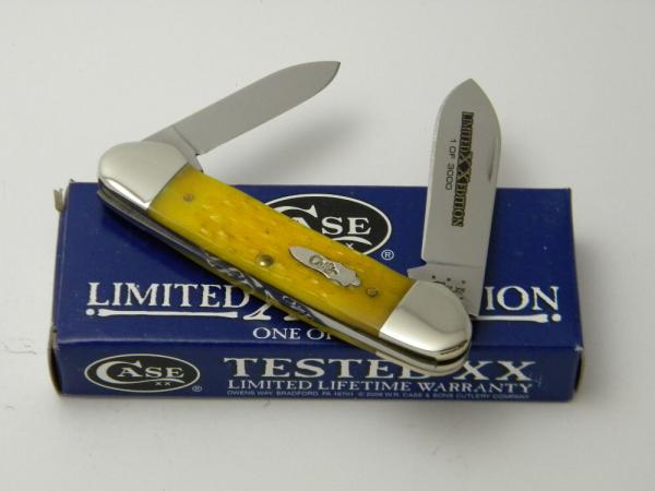 Case XX USA 62131  2012 Marigold Bone Canoe Knife in Box