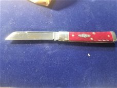 GEC / Great Eastern Cutlery #49 / Northfield 493121 Free - Garnet Camel Jigged Bone
