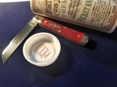 GEC / Great Eastern Cutlery #49 / Northfield 493121 Free - Garnet Camel Jigged Bone