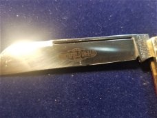 GEC / Great Eastern Cutlery #49 / Northfield 493121 Free - Garnet Camel Jigged Bone