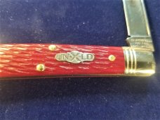 GEC / Great Eastern Cutlery #49 / Northfield 493121 Free - Garnet Camel Jigged Bone