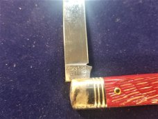 GEC / Great Eastern Cutlery #49 / Northfield 493121 Free - Garnet Camel Jigged Bone
