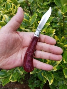 Kroo Custom Kudu bone Saddlehorn Trapper W/ slip & coa..4"..rwl34..filework..spacers..liners. shield