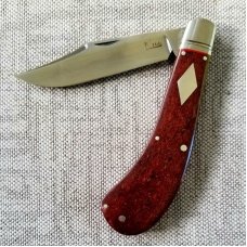Kroo Custom Kudu bone Saddlehorn Trapper W/ slip & coa..4"..rwl34..filework..spacers..liners. shield
