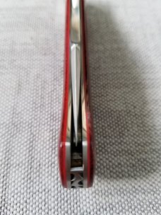 Kroo Custom Kudu bone Saddlehorn Trapper W/ slip & coa..4"..rwl34..filework..spacers..liners. shield
