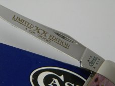 Case XX USA 6207  2003 Cabernet Bone Mini Trapper Knife in Box