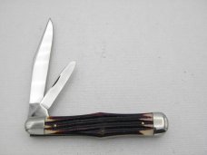 Queen Cutlery #56 Small Coke Bottle Jack  burnt orange imitation Winterbottom bone:  3 1/2”