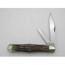Queen Cutlery #56 Small Coke Bottle Jack Winterbottom bone: 3 1/2” closed, 1955 - 1957