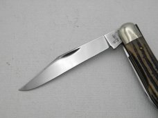 Queen Cutlery #56 Small Coke Bottle Jack Winterbottom bone:  3 1/2” closed, 1955 - 1957