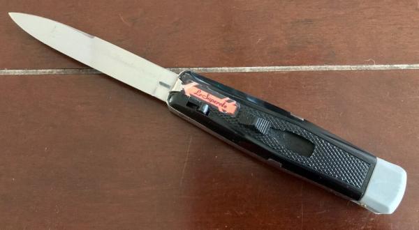 Douris Chastel Le Superoto, Out The Front (OTF) Switchblade Knife, Made in France, Unused Douris Chastel Le Superoto, Out The Front (OTF) Switchblade Knife, Made in France, Unused