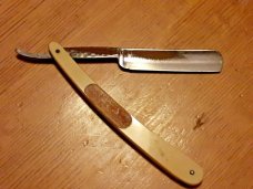 VINTAGE  ROBESON SHUREDGE STRAIGHT RAZOR  "THE RAZOR THAT FITS YOUR FACE"  #34-D-300