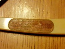 VINTAGE  ROBESON SHUREDGE STRAIGHT RAZOR  "THE RAZOR THAT FITS YOUR FACE"  #34-D-300