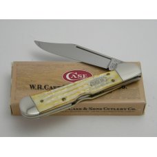 Case XX USA 1997 61549L Burnt White Bone Copperlock Knife in Box