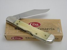 Case XX USA 1998  61549L Smooth Cream Bone Copperlock Knife in Box