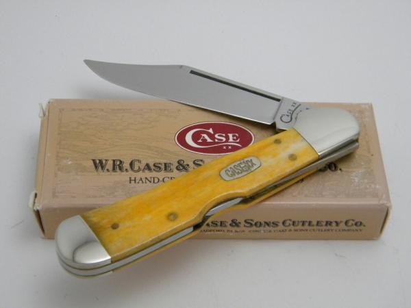 Case XX USA 1998  61549L Smooth Orange Bone Copperlock Knife in Box