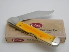 Case XX USA 1998  61549L Smooth Orange Bone Copperlock Knife in Box