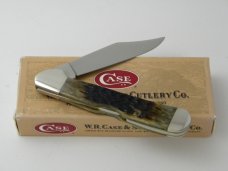 Case XX USA 1998  61749L Dark Molasses Bone Mini Copperlock Knife in Box
