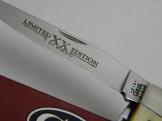 Case XX USA 2000  6254 Burnt White Bone Limited Edition Trapper Knife in Box