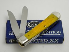 Case XX USA 2012  6254 Marigold Bone Limited Edition Trapper Knife in Box