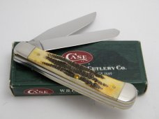 Case XX USA 2004  6254 Bone Stag Trapper Knife in Box