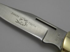 Case XX SS USA 5 Dot (1985) Stag 5197 LSSP Shark Tooth Lockback Knife in Box