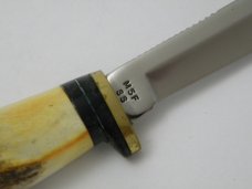 Case  XX USA 1985 Stag M5F Fixed Blade Sheath Knife 