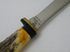 Case  XX USA 1986 Stag 5 FINN Fixed Blade Sheath Knife 