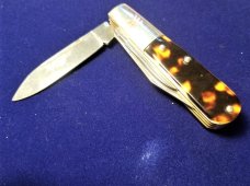 JA Henckels Zwilling HK 26 T Folding 3 Blade Faux Tortoise Shell W\Box Mint