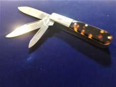 JA Henckels Zwilling HK 26 T Folding 3 Blade Faux Tortoise Shell WBox Mint