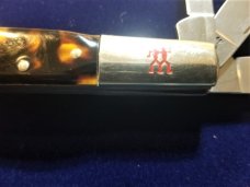 JA Henckels Zwilling HK 26 T Folding 3 Blade Faux Tortoise Shell W\Box Mint