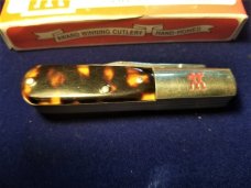 JA Henckels Zwilling HK 26 T Folding 3 Blade Faux Tortoise Shell W\Box Mint