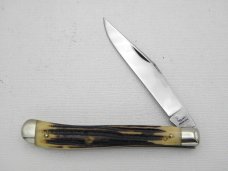 Queen Cutlery #11 Utility Pattern Winterbottom bone: 4 1/8” single blade jack, early 1950s,