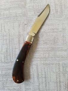 Kroo Custom Ironwood Saddlehorn Trapper W/ slip & coa.3.75..rwl34..filework..spacers..liners. shield