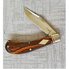 Kroo Custom Ironwood Saddlehorn Trapper W/ slip & coa.3.75..rwl34..filework..spacers..liners. shield