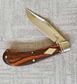 Kroo Custom Ironwood Saddlehorn Trapper W/ slip & coa.3.75..rwl34..filework..spacers..liners. shield