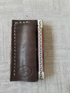 Kroo Custom Ironwood Saddlehorn Trapper W/ slip & coa.3.75..rwl34..filework..spacers..liners. shield