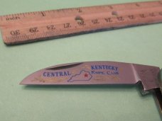 Bulldog Pearl Whittler Made for Central Kentucky Knife Club 20th Anniversary 1982 to 2002