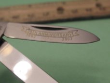 Bulldog Pearl Whittler Made for Central Kentucky Knife Club 20th Anniversary 1982 to 2002