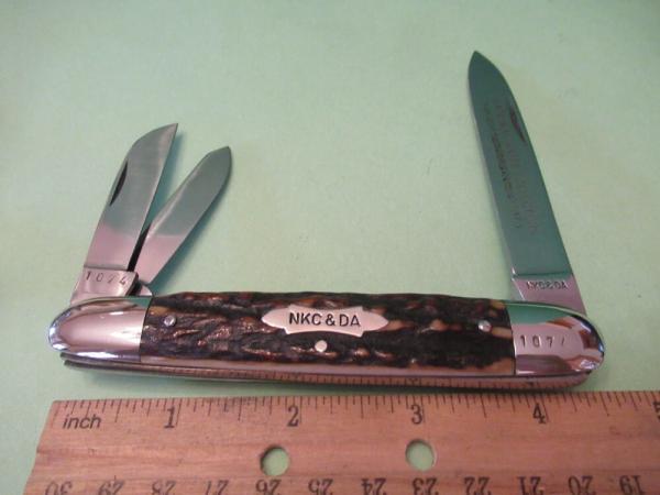 Kissing Crane 1975 NKC&DA Anglo Saxon Stag Whittler Kissing Crane 1975 NKC&DA Anglo Saxon Stag Whittler
