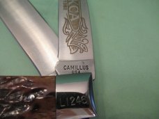 Camillus 1988 Brown Bone Jumbo Trapper Made for the NKCA 